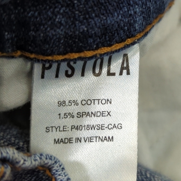 Pistola Distressed Jean Shorts - Picture 7 of 8